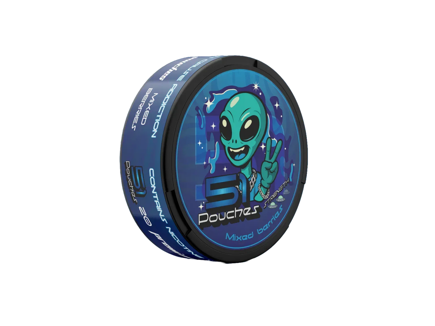 51 Pouches MIXED BERRIES 10mg - SnusAustria