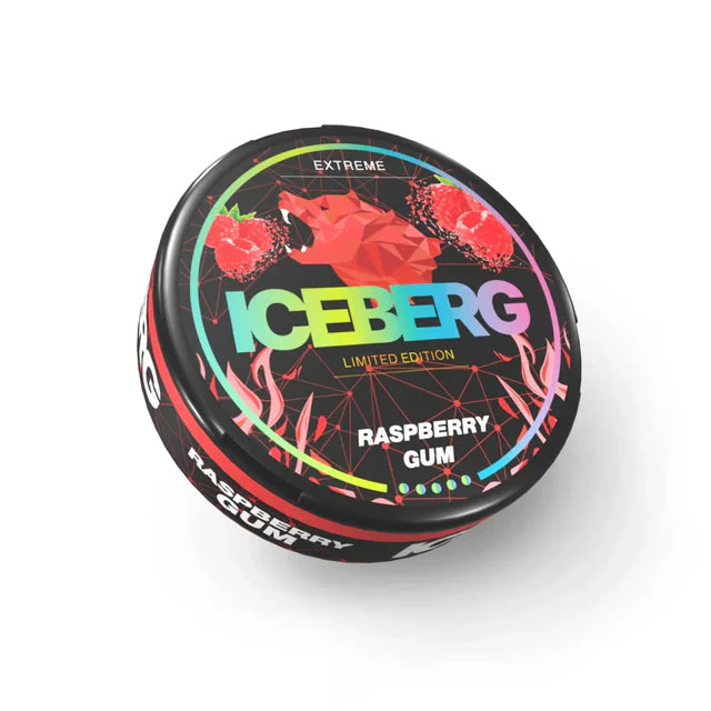 ICEBERG RASPBERRY GUM 50mg