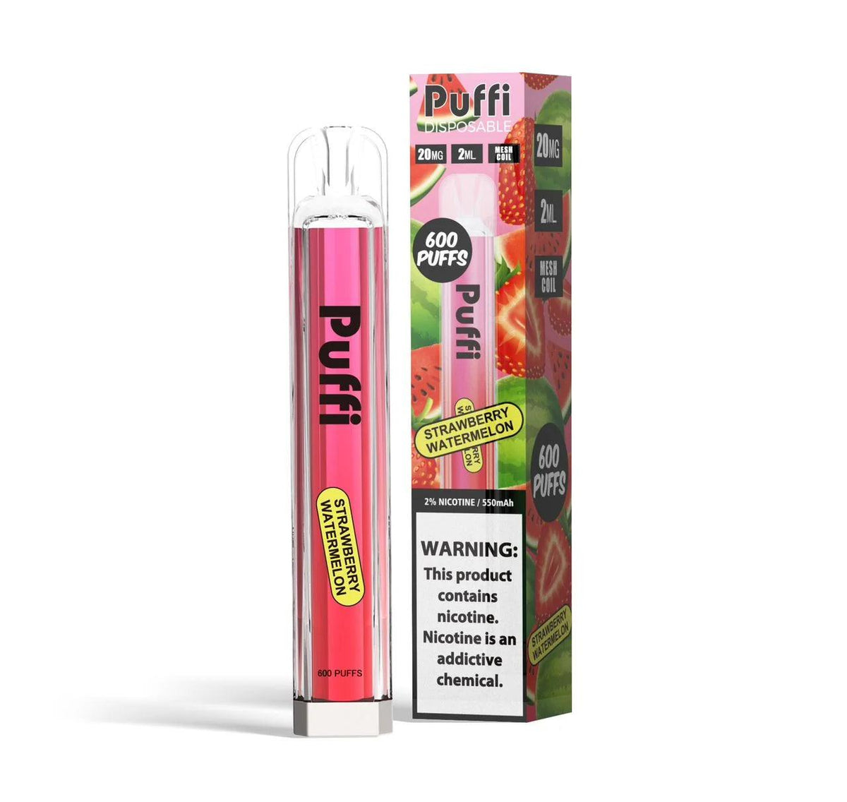 Puffi Strawberry Watermelon 600 Puffs