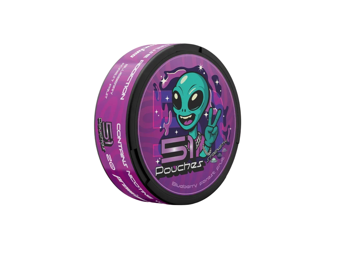 51 POUCHES Blueberry Forest Fruit 16mg - SnusAustria