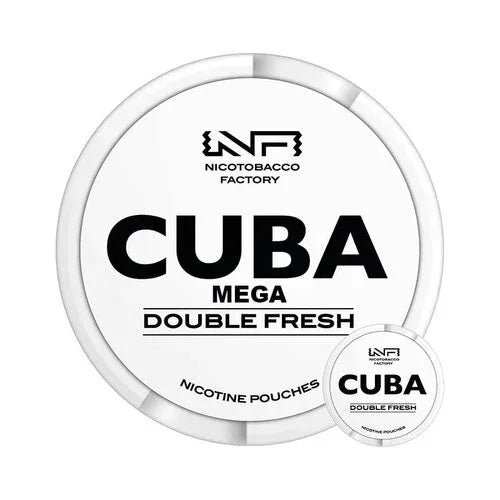 Cuba White Double Fresh Mega Can 10,4mg (320 pouches) - SnusAustria