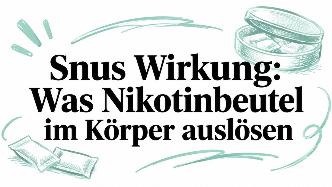 Snus Wirkung: Was Nikotinbeutel im Körper auslösen