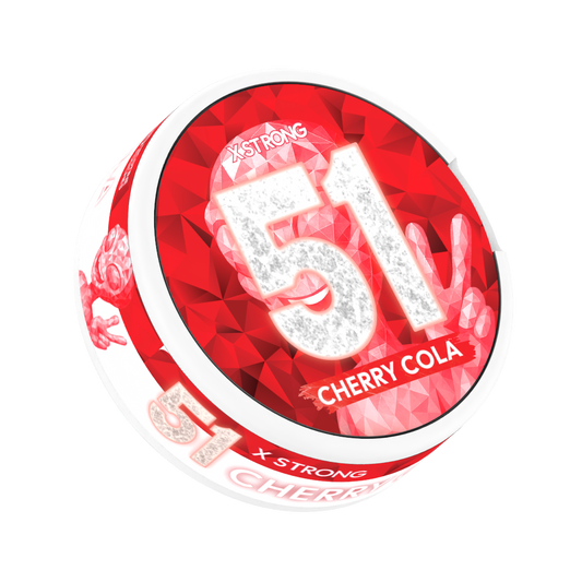 51 POUCHES Cherry Cola 16mg