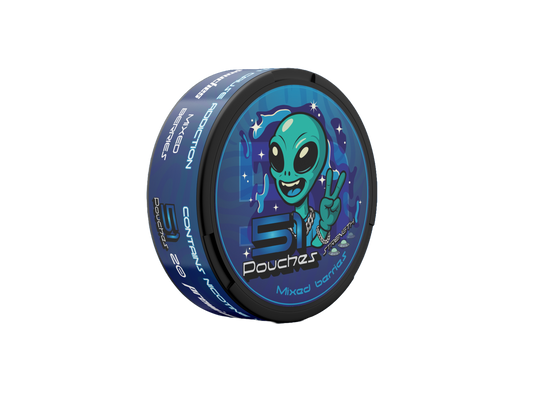 51 Pouches MIXED BERRIES 10mg