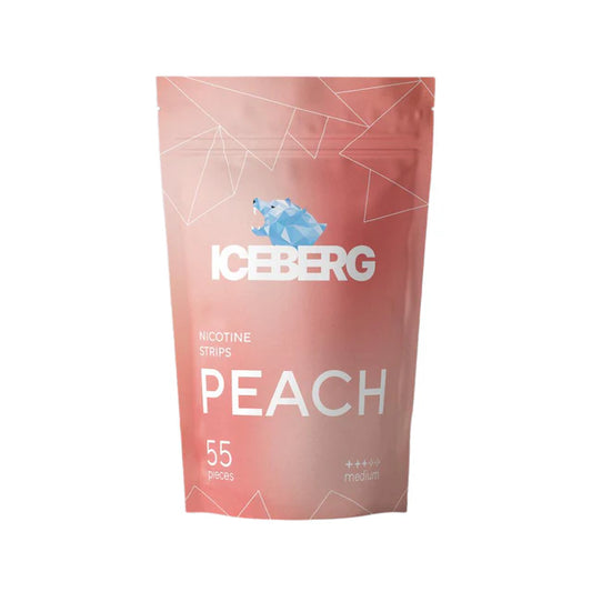 ICEBERG Nicotine Cotton Strips - Peach