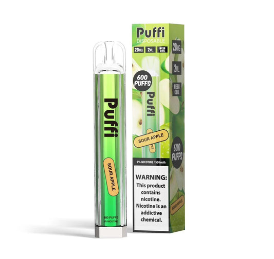 Puffi Sour Apple 600 Puffs