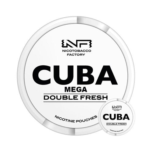 Cuba White Double Fresh Mega Can 10,4mg (320 pouches)