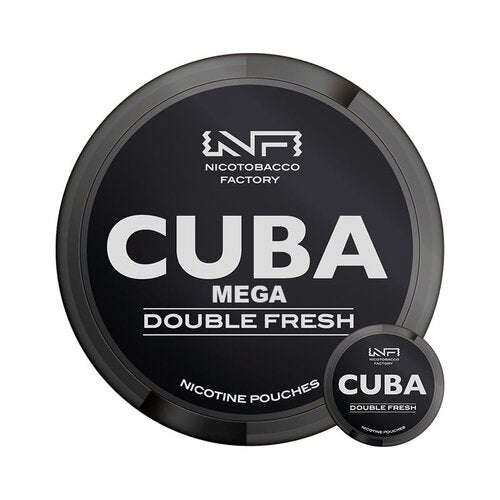 Cuba Black Double Fresh Mega Can 43mg (320 pouches)