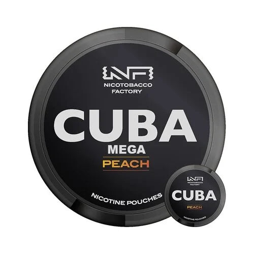 Cuba Black Peach Mega Can 43mg (320 pouches)